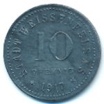 Вайсенфельс., 10 пфеннигов (1917 г.)