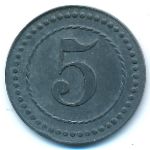 Кассель., 5 пфеннигов