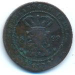 Нидерландская Индия, 1 цент (1899 г.)