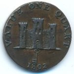 Gibraltar, 1 кварт (1802 г.)