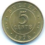Белиз, 5 центов (1976 г.)