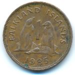 Фолклендские острова, 1 пенни (1985 г.)