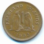 Фолклендские острова, 1 пенни (1992 г.)