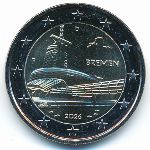 Germany, 2 евро (2026 г.)