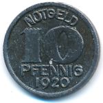 Варендорф., 10 пфеннигов (1920 г.)