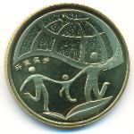 Китай, 1 юань (2010 г.)