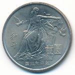 China, 1 юань (1986 г.)