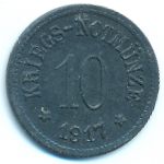 Бергцаберн., 10 пфеннигов (1917 г.)
