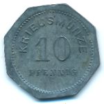Бенсхайм., 10 пфеннигов (1917 г.)