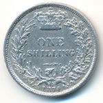 Великобритания, 1 шиллинг (1874 г.)