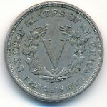 USA, 5 центов (1883 г.)