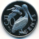 Виргинские острова, 50 центов (1976 г.)