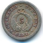 Колумбия, 5 сентаво (1902 г.)
