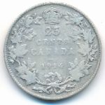 Канада, 25 центов (1914 г.)