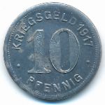 Эльберфельд., 10 пфеннигов (1917 г.)