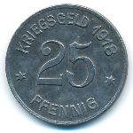 Кобленц., 25 пфеннигов (1918 г.)