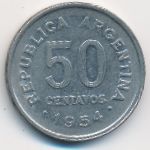 Аргентина, 50 сентаво (1954 г.)