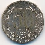 Чили, 50 песо (2006 г.)