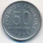 Аргентина, 50 сентаво (1954 г.)