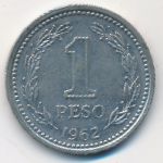 Аргентина, 1 песо (1962 г.)