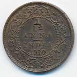 Британская Индия, 1/12 анны (1910 г.)