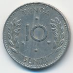 Tonga, 10 сенити (1974 г.)