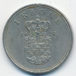 Дания, 1 крона (1971 г.)