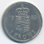 Дания, 1 крона (1983 г.)
