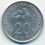 Малайзия, 20 сен (1989 г.)