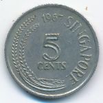 Сингапур, 5 центов (1967 г.)