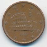 Италия, 5 евроцентов (2002 г.)