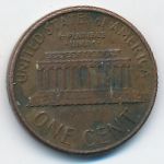 США, 1 цент (1987 г.)