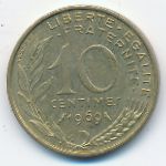 Франция, 10 сентим (1969 г.)