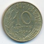 Франция, 10 сентим (1994 г.)