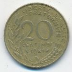 Франция, 20 сентим (1981 г.)