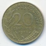 Франция, 20 сентим (1977 г.)