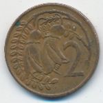 Новая Зеландия, 2 цента (1967 г.)