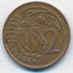 Новая Зеландия, 2 цента (1975 г.)