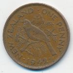 New Zealand, 1 пенни (1942 г.)