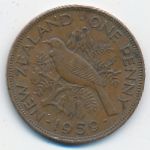 New Zealand, 1 пенни (1959 г.)