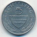 Австрия, 5 шиллингов (1987 г.)