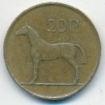 Ireland, 20 пенсов (1986 г.)