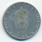 Sweden, 1 крона (1989 г.)