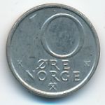 Norway, 10 эре (1990 г.)