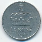 Norway, 1 крона (1976 г.)