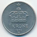 Norway, 1 крона (1975 г.)