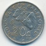 New Caledonia, 20 франков (1972 г.)