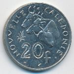 New Caledonia, 20 франков (2002 г.)