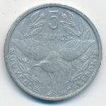 New Caledonia, 5 франков (1952 г.)