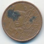 France, 5 евроцентов (1999 г.)